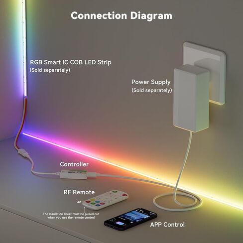 PAUTIX Bluetooth Music Pixel Smart LED Controller SP668E، لـ WS2811 WS2812 SM16703 شريط LED ملون قابل للعنونة بكسل ضوء DC5V-24V APP / RF للتحكم عن بعد (ليس لشريط RGB LED بدون IC الذكي) in Kuwait