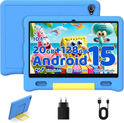 تابلت Gleeso، أحدث جهاز لوحي Android 15 مقاس 10 بوصة، 8 النواة، 20 جيجابايت + 64 جيجابايت + 1 تيرابايت TF، كاميرا مزدوجة، Widevine L1، معرف الوجه، بطارية 5000 مللي أمبير، واي فاي 6، BT 5.4، أجهزة لوحية 2 في 1 مع حافظة واقية لقلم لوحة المفاتيح والماوس in Kuwait