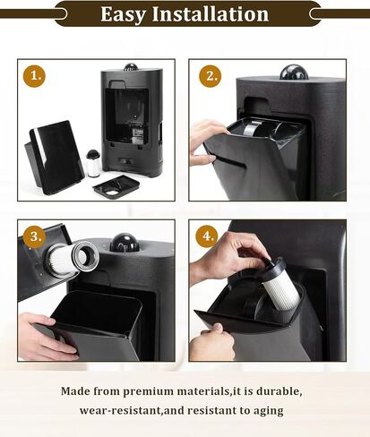 4 عبوات من فلاتر HEPA قبل المحرك المتوافقة مع سلسلة Eye-Vac Home وPro وPet وAir وPlus وNeoVac Elite، ملحق يحل محل EV-PMF، مكنسة كهربائية ثابتة بدون لمس in Kuwait