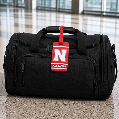 مجموعة من قطعتين من علامة حقيبة فريق الجولف/الببغاء NCAA Nebraska in Kuwait