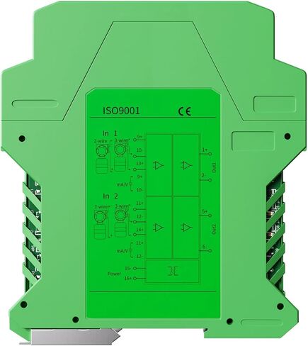 DC24V Analog Input Signal DC Supply Signal Isolator 4-20mA 0-10V Signal Isolated(1 in 4 Out,0-5V) in Kuwait