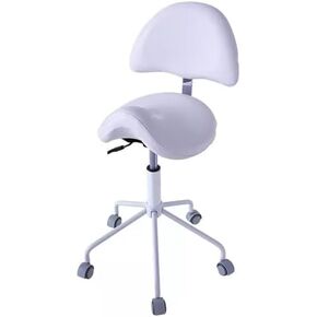 Dentist Chair Medical Stool, Adjustable Saddle Chair with Back Support, 65-80 Cm Extra Tall Saddle Stool for Stylist/Hygienist/Lash Techs, Dental Office Ergonomic Salon Seat in Kuwait