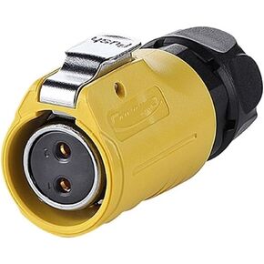 LP-20 Female Male Aviation Plug Socket 2-pin Yellow Reverse IP68 Connector UL(Female Plug) in Saudi Arabia