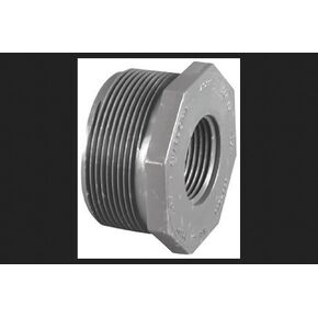 Charlotte Pipe Schedule 80 1 in. MPT x 1/2 in. Dia. FPT PVC Reducing Bushing in Saudi Arabia