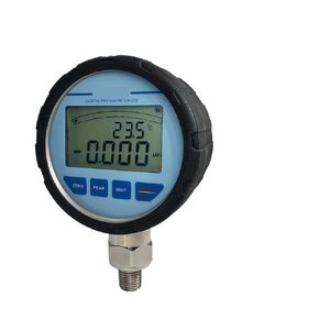 1pc Pressure Gauge Rubber Protector Dustproof Accuracy 0.5% FS Diaphragm 316L LCD Stainless Steel Gas Liquid Fuel Manometer(G1-2,0-25MPa) in Saudi Arabia
