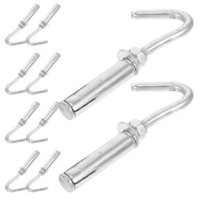 Alasum Expansion Hooks and Heavy Duty Stainless Steel 10 Pcs in Concrete Wall Anchors for Stable and Reliable Hold Ceiling Hanging Versatile Application Home Improvement in Kuwait