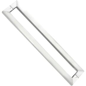 Stainless Steel Modern Door Pull Handles, Double-Sided Push/Pull Handle for Glass Doors, Bathroom Sliding Door Replacement Hardware, Durable & Stylish Design in Kuwait