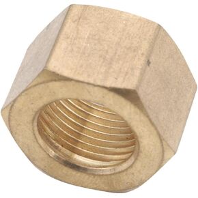 Anderson Metals 30061-06 Brass Compression Nut, 3/8" Tube OD, 9/16-24 Thread Size in Saudi Arabia