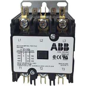 موصل ABB DP30C3P-1، 30 أمبير، 3P، غرض محدد، ملف 600VAC، 120VAC in Kuwait