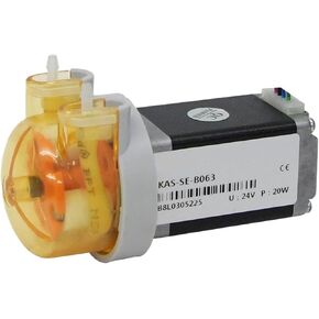 مضخة مياه جرعات تمعجية صغيرة مع محرك متدرج، 3 دوارات سيليكون/أنبوب BPT (B04،Sf-12v-3 دوارات) in Kuwait
