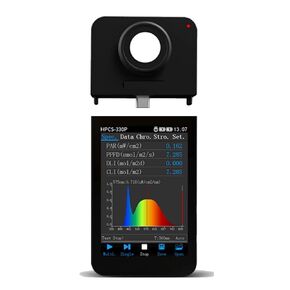HPCS-310P High Precision Spectrometer Lux PPFD PAR Meter Spectrum Analytical Equipment with Software 350-800nm High Sensitivity, Low Error(330P) in Kuwait