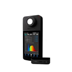 Handheld Spectrometer HPCS330P PPFD PAR DLI Meter Flicker Test Lux CCT Tester 350-800nm Lab Spectrum Analyzer for LED Grow Lights High Sensitivity, Low Error in Kuwait
