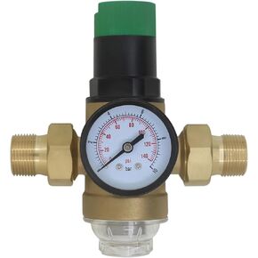 DN15 DN20 DN25 Brass Pressure reducing Valve Regulator Filter Water Purification(DN25) in Kuwait