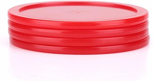 Table Air Hockey Red Pushers and Pucks Set, Plastic Air Hockey Goalies Pushers Pucks Set for Standard Air Hockey Tables (S) in Kuwait
