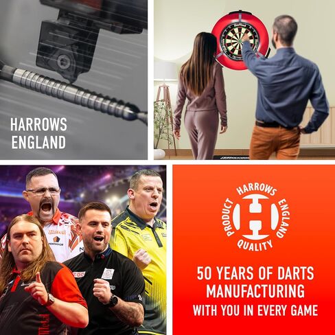 Harrows Dart Board حلقة محيطة I Dartboard Surround 4 قطع I سهلة التجميع Dart Surround I واقي حائط حماية إضافية 720 مم I ضعف الجانب لحياة طويلة in Kuwait