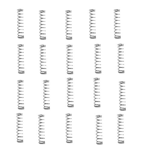 0.7mmx7mmx30mm 304 Stainless Steel Compression Spring Silver Tone 20 PCS in Kuwait