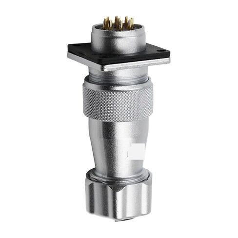 WS20 موصل خرطوم مرن معدني TP مقبس مربع ZP التعشيق 2-9 دبوس 12 دبوس الطيران | Metalhoseplug7-coreTP in Kuwait