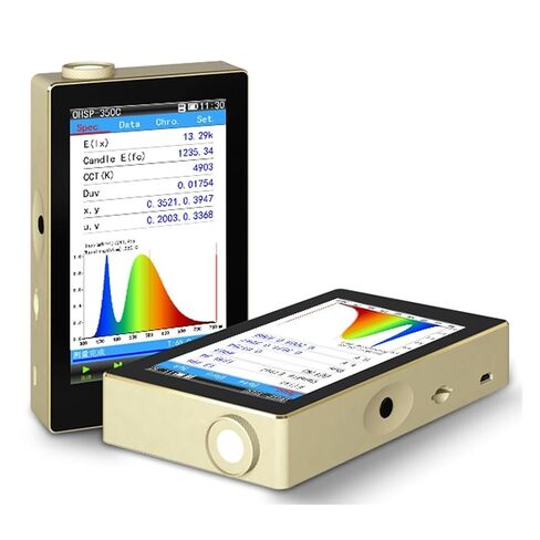 350C Portable Spectrometer Spectral Illuminometer CCT CRI Lux Meter for LED Grow Lights High Sensitivity, Low Error in Saudi Arabia