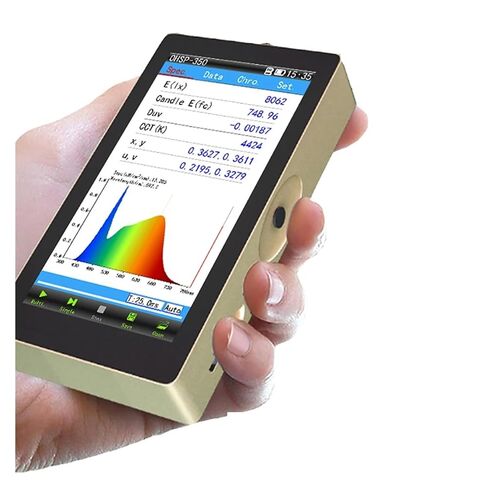 350C Portable Spectrometer Spectral Illuminometer CCT CRI Lux Meter for LED Grow Lights High Sensitivity, Low Error in Saudi Arabia