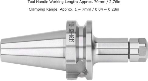 حامل أدوات CNC 0.005 مم مركز الطحن أربور BT30‑ER11‑70 مع مفتاح ربط ملحقات احترافية للاستخدام in Kuwait