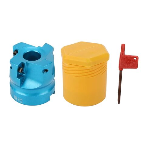 4 Flute Face Mill Cutter, High Performance Aluminum Alloy Milling Tool, Sturdy, Accurate, Versatile for Metal Machining and Cutting in Kuwait