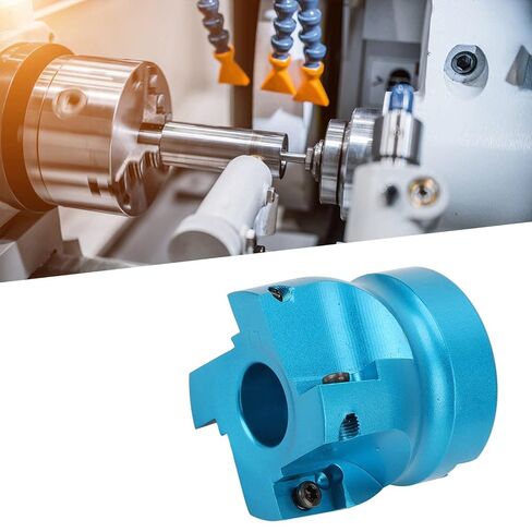 4 Flute Face Mill Cutter, High Performance Aluminum Alloy Milling Tool, Sturdy, Accurate, Versatile for Metal Machining and Cutting in Kuwait