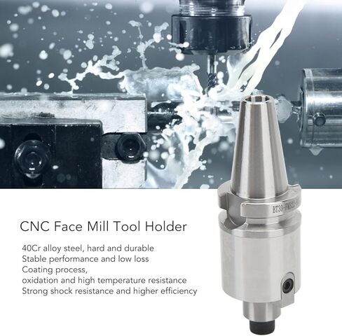 BT30 FMB22 60 Face Mill Tool Holder, CNC Lathe Milling Cutter Extension Rod, Made of 40Cr Alloy Steel for Metal Processing, High Efficiency and Long Service Life in Kuwait