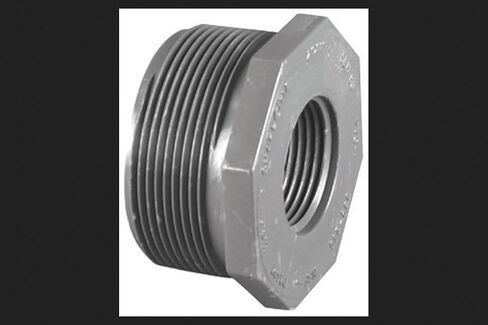 Charlotte Pipe Schedule 80 1 in. MPT x 1/2 in. Dia. FPT PVC Reducing Bushing in Saudi Arabia