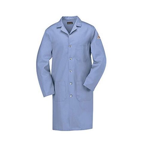 Bulwark FR Bulwark KEL2LB-RG-XL EXCEL FR Flame Resistant Lab Coat, Light Blue, X-Large in Kuwait