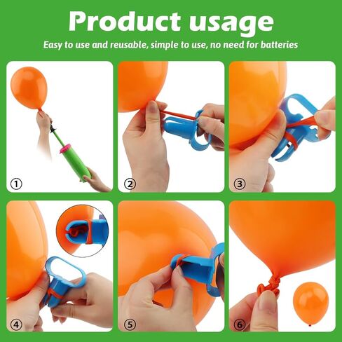 2pack Balloon Pump Hand Held Two-Way Dual Action Inflator for Balloons Handheld Air Pump Portable Manual Balloons Inflators for Party(COLOR:green) in Kuwait