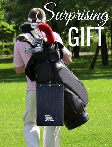Gun Lover Gifts for Men, Gifts for Gun Enthusiast & Lovers - 40 x 60cm Microfiber Golf Towel for Golf-Bags for Birthday, Christmas, Father's Day in Kuwait