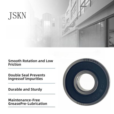 20Pcs 608-2RS Bearings 8x22x7mm Double Rubber Sealed Micro Deep Groove Ball Bearings, Suitable for Skateboard Rollers, 3D Printers, Etc in Kuwait
