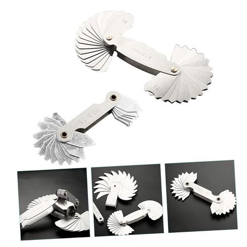 Replacement Radius Meter 2pcs Radius Gauge Set Concave Convex Measuring Tool Tool Maker's Essential in Kuwait
