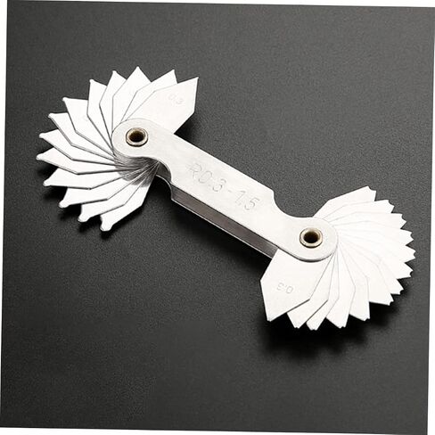 Replacement Radius Meter 2pcs Radius Gauge Set Concave Convex Measuring Tool Tool Maker's Essential in Kuwait