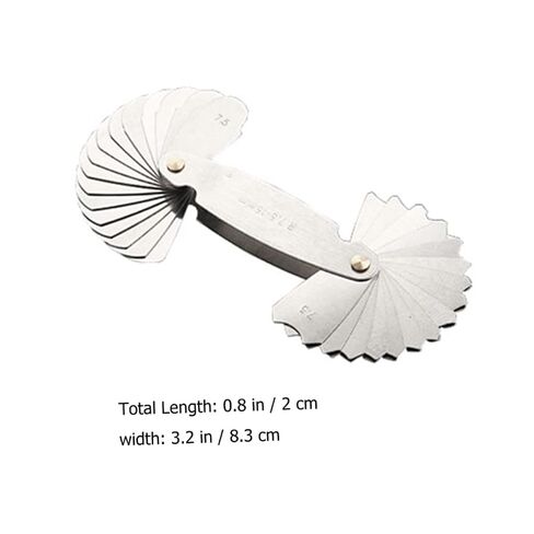 Replacement Radius Meter 2pcs Radius Gauge Set Concave Convex Measuring Tool Tool Maker's Essential in Kuwait