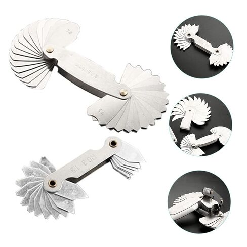 2pcs Radius Gauge Replacement Radius for Tool Makers Concave Arc Measuring Tool in Kuwait
