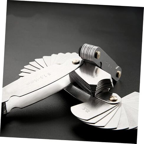 2pcs Radius Gauge Replacement Radius for Tool Makers Concave Arc Measuring Tool in Kuwait