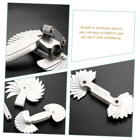 2pcs Radius Gauge Replacement Radius for Tool Makers Concave Arc Measuring Tool in Kuwait