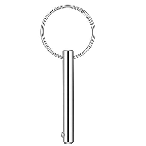 4 Pcs Quick Release Pin Stainless Steel Bimini Top Pins Diameter 1/4" (6.3mm) Usable Length 1-1/2" Overall Length 2" Marine Hardware in Kuwait