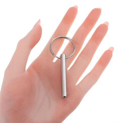 4 Pcs Quick Release Pin Stainless Steel Bimini Top Pins Diameter 1/4" (6.3mm) Usable Length 1-1/2" Overall Length 2" Marine Hardware in Kuwait
