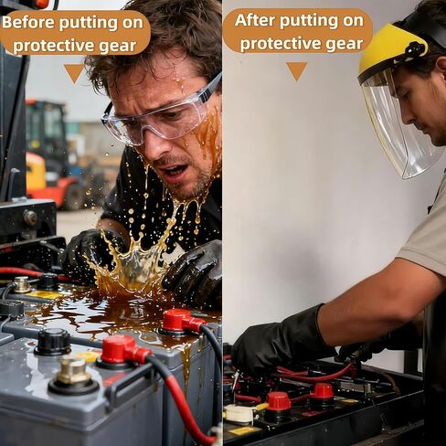 8 in 1 Complete Forklift Battery Protective Handling PPE Kit Fit for Forklift Battery Maintenance in Kuwait