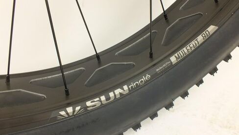 26 بوصة عجلات دراجة سميكة Sun Ringle Mulefut 80 Novatec من خلال مجموعة عجلات المحور 197 مم × 150 مم PG كاسيت مينيون FBR FBF 26 × 4.80 زوج حزمة دوارات الإطارات والأنابيب in Kuwait
