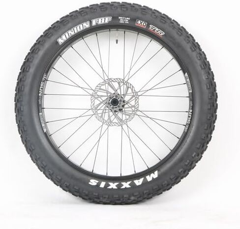 26 بوصة عجلات دراجة سميكة Sun Ringle Mulefut 80 Novatec من خلال مجموعة عجلات المحور 197 مم × 150 مم PG كاسيت مينيون FBR FBF 26 × 4.80 زوج حزمة دوارات الإطارات والأنابيب in Kuwait