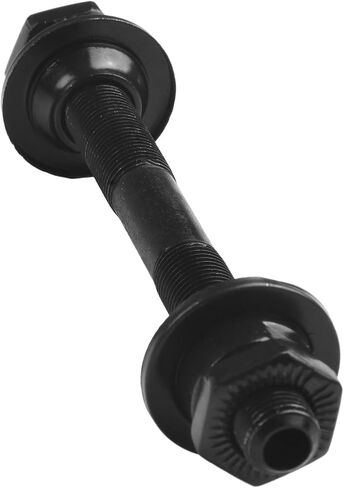 Steel Bicycle Front and Rear Axle Set 108mm 145mm Bike Hub Spindles with 3/16 Inch and 1/4 Inch Bearing Balls Black in Kuwait