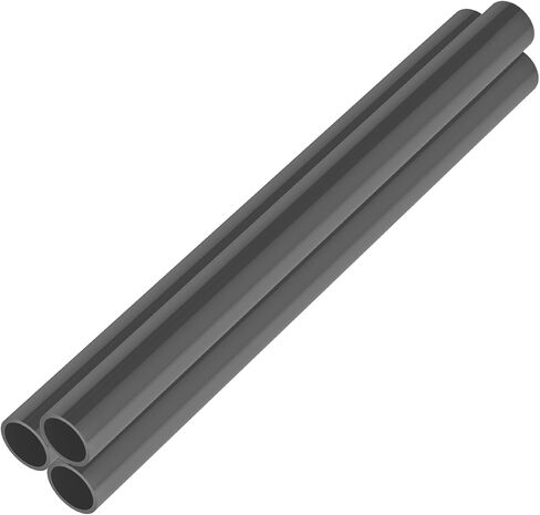 1-1/2 بوصة جدول 40 أنبوب PVC من فئة الأثاث، طول 24 بوصة، فحمي (3 عبوات) in Kuwait
