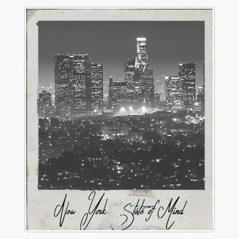 New York State of Mind Vinyl Waterproof Sticker Decal Car Laptop Wall Window Bumper Sticker 5" in Kuwait