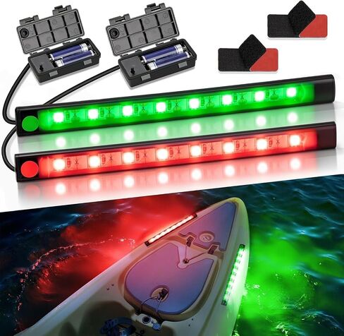 بطارية Botepon تعمل على LED LED LED LED ، IP67 IP67 مصابيح قوارب الكاياك المقاومة للماء للتجديف بالليلا in Kuwait