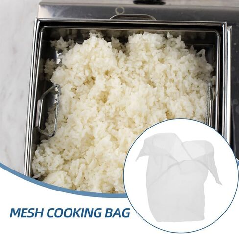 BESTYASH Reusable Large Steamer Liner Bag for Rice and Dumplings Non Stick Nylon Cooking Basket Cloth with Handmade Sewing Easy to Clean and Multifunctional Cheesecloth for Sushi Sticky in Kuwait