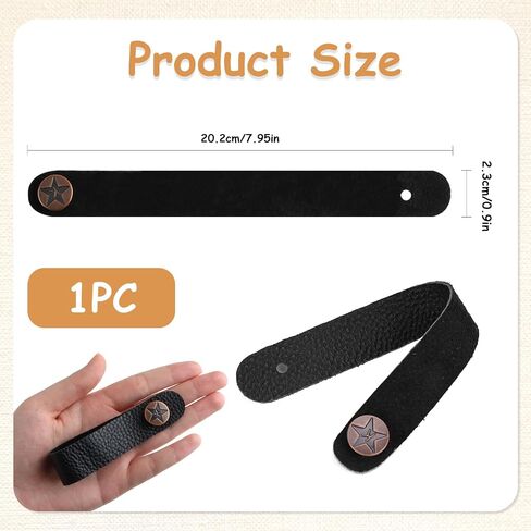 Guitar Strap Lock, Guitar Neck Strap Headstock Tie for Acoustic Ukulele Strap & Mandolin, Musical Instrument Parts Replacement for Music Lovers and Beginner Black in Kuwait