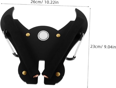 BESPORTBLE Portable Foldable Alto Saxophone Stand Black, Collapsible Saxophone Holder with Non-slip Protective Rest, Stable Sax Stand for Performance and Travel in Kuwait
